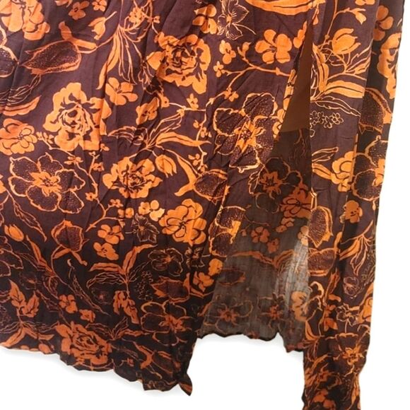 Cupshe Sally Floral Plunge Maxi Dress - Medium - Picture 7 of 8